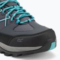 Dámske trekové topánky REGATTA Samaris III Low seal grey/turquoise 7