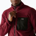 Pánska fleecová mikina REGATTA Frankie Full Zip dark maroon 5