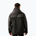 Pánska bunda do dažďa REGATTA Highton Stretch Padded ash/black 3
