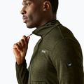 Pánska trekingová mikina REGATTA Hillden Midlayer dark khaki 4