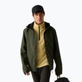 Pánska nepremokavá bunda REGATTA Birchdale II dark khaki/black 5