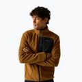 Pánska fleecová mikina REGATTA Frankie Borg rich tan/black