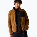 Pánska fleecová mikina REGATTA Frankie Borg rich tan/black 4