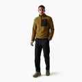 Pánska fleecová mikina REGATTA Frankie Borg Half Zip rich tan/black 2