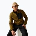 Pánska fleecová mikina REGATTA Frankie Borg Half Zip rich tan/black 4