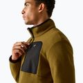 Pánska fleecová mikina REGATTA Frankie Borg Half Zip rich tan/black 6