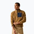 Pánska fleecová mikina REGATTA Frankie Half Zip rich tan/navy