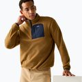 Pánska fleecová mikina REGATTA Frankie Half Zip rich tan/navy 4