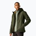 Pánska nepremokavá bunda REGATTA Allston dark khaki/wood brown 4