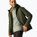 Pánska nepremokavá bunda REGATTA Allston dark khaki/wood brown 5