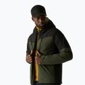 Pánska nepremokavá bunda REGATTA Highton Stretch Padded dark khaki/black 4