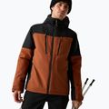 Pánska nepremokavá bunda Regatta Highton Stretch Padded Jacket burnt henna/black