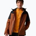 Pánska nepremokavá bunda Regatta Highton Stretch Padded Jacket burnt henna/black 6