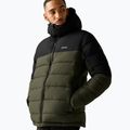 Pánska zateplená bunda REGATTA Aldthron dark khaki/black