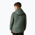 Detská páperová bunda REGATTA Hooded Marizion dark forest green/wild lime 4