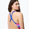 Dámske jednodielne plavky Speedo FL Placement Printed Powerback brushy shadows/cruise 5