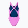 Dámske jednodielne plavky Speedo Solid Leaderback orchid shine 2