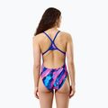 Dámske jednodielne plavky Speedo FL Printed Turnback brushy glitch/hope 2