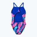 Dámske jednodielne plavky Speedo FL Printed Turnback brushy glitch/hope 7