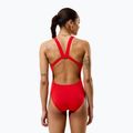 Dámske jednodielne plavky Speedo Solid Endurancex Leaderback team red 4