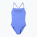 Dámsky jednodielny plavkový úbor Speedo Endurance+ Logo Thin Strap moonlight lavender