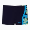 Chlapčenské plavecké boxerky Speedo Hyperboom Splice Aquashort anthracite/hyper teal