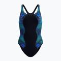 Dámske jednodielne plavky Speedo Print Medalist anthracite