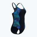 Dámske jednodielne plavky Speedo Print Medalist anthracite 4