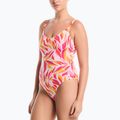 Dámske jednodielne plavky Nike V-Neck desert pink