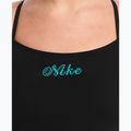 Dámske jednodielne plavky Nike Hydrastrong Logo Gra jet black 4
