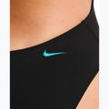 Dámske jednodielne plavky Nike Hydrastrong Logo Gra jet black 5
