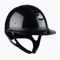 Samshield Miss Shieldshadow Lesklá čierna jazdecká prilba 3125659030844