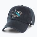 47 Značka NHL San Jose Sharks CLEAN UP baseballová čiapka čierna 5