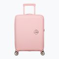 Cestovný kufor American Tourister Soundbox 41 l v pastelovo ružovej farbe