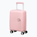 Cestovný kufor American Tourister Soundbox Mini 22 l v pastelovo ružovej farbe 4