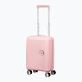 Cestovný kufor American Tourister Soundbox Mini 22 l v pastelovo ružovej farbe 5