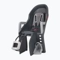 Detská sedačka na bicykel Polisport Guppy Maxi+ FF dark grey/silver