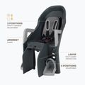 Detská sedačka na bicykel Polisport Guppy Maxi+ CFS dark grey/silver 7