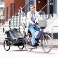 Príves na bicykel pre dve osoby bobike Moobe šedo-čierny 8616000001 16