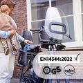 Sedadlo na bicykel bobike One Mini urban grey 10