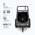 Vozík za bicykel Polisport Kids Trailer&Stroller black/grey 7