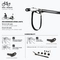 Vozík za bicykel Polisport Kids Trailer&Stroller black/grey 8