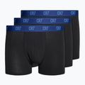 Pánske boxerky CR7 Basic Trunk 3 páry black/blue