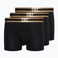 Pánske boxerky CR7 Basic Trunk 3 páry black/gold