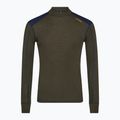 Pánska termo mikina Dovre Folded Collar khaki 4