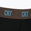 Pánske boxerky CR7 Basic Trunk 3 páry black/brown 7