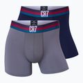 Pánske boxerky CR7 Fashion Trunk Micro 2 páry 457 multicolour