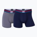 Pánske boxerky CR7 Fashion Trunk Micro 2 páry 457 multicolour 2