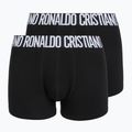 Pánske boxerky CR7 Fashion Trunk 2 pack black