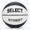 Detská basketbalová lopta SELECT Basketball Street v23 white/black veľkosť 7
